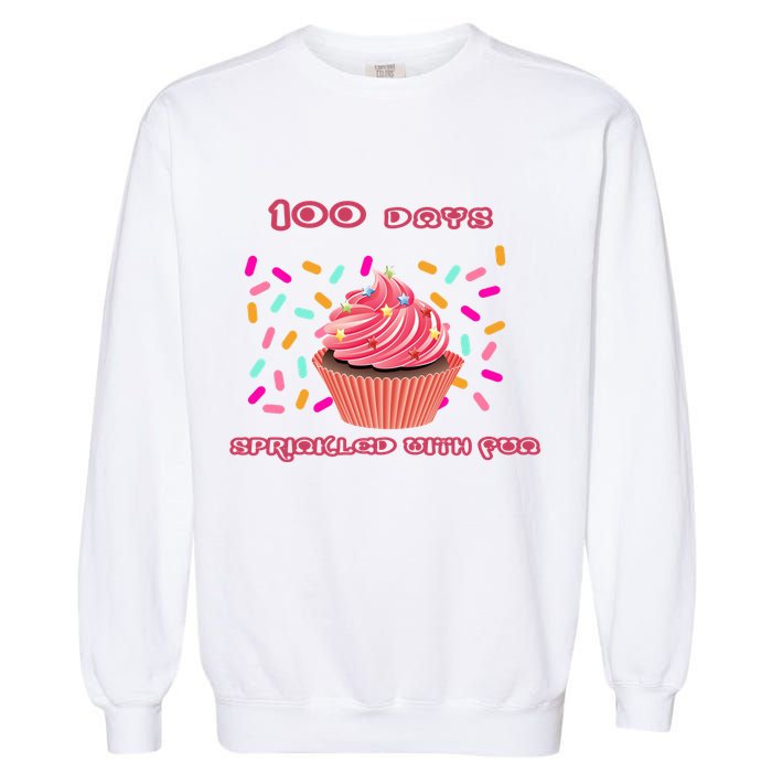 100 Days Of School Sprinkled With Fun Garment-Dyed Sweatshirt