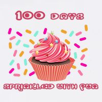 100 Days Of School Sprinkled With Fun Garment-Dyed Sweatshirt