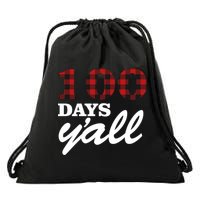 100 Days Of School Y'all Drawstring Bag