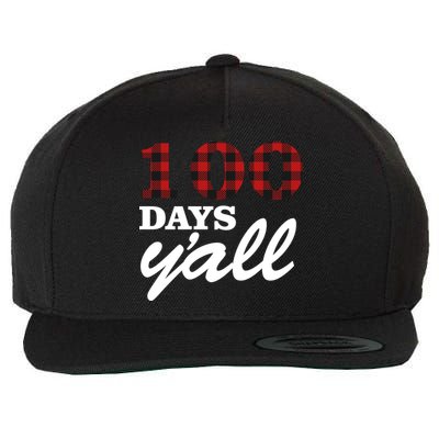 100 Days Of School Y'all Wool Snapback Cap