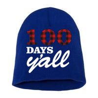 100 Days Of School Y'all Short Acrylic Beanie