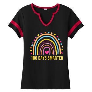 100 Days Smarter Ladies Halftime Notch Neck Tee