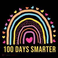 100 Days Smarter Flexfit Unipanel Trucker Cap