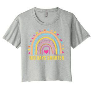 100 Days Smarter Women's Crop Top Tee