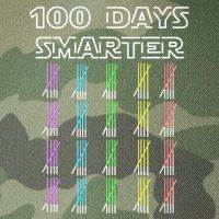 100 Days Smarter 100th Day Of School Legacy Tie Dye Trucker Hat
