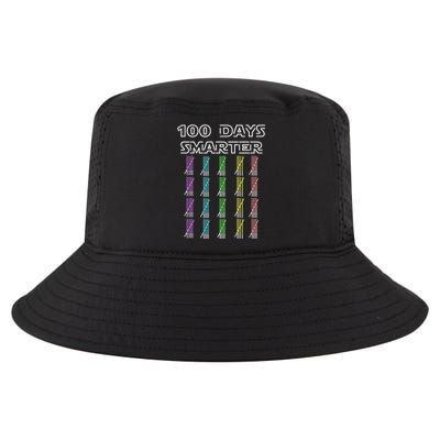 100 Days Smarter 100th Day Of School Cool Comfort Performance Bucket Hat