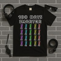 100 Days Smarter 100th Day Of School T-Shirt