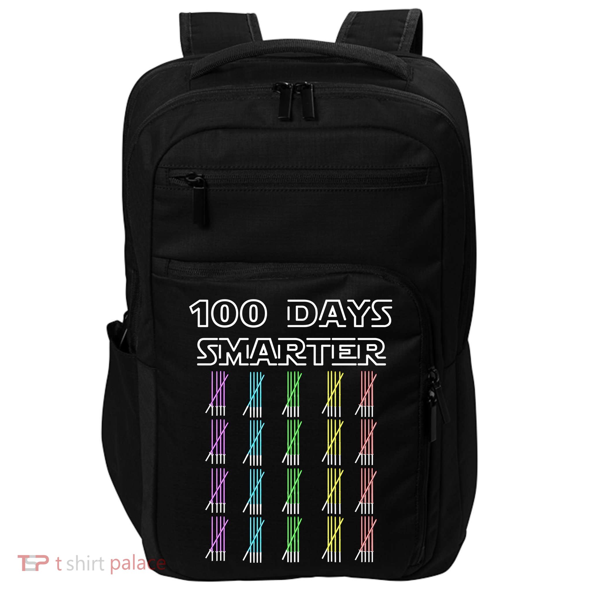 100 Days Smarter 100th Day Of School Impact Tech Backpack