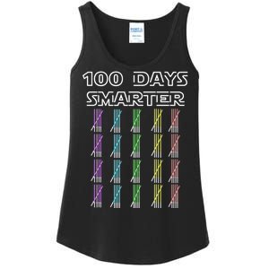 100 Days Smarter 100th Day Of School Ladies Essential Tank