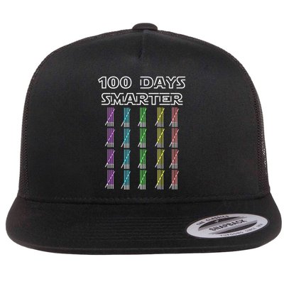 100 Days Smarter 100th Day Of School Flatbill Hat