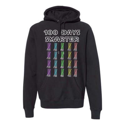 100 Days Smarter 100th Day Of School Premium Hoodie