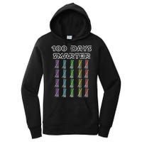 100 Days Smarter 100th Day Of School Women's Pullover Hoodie