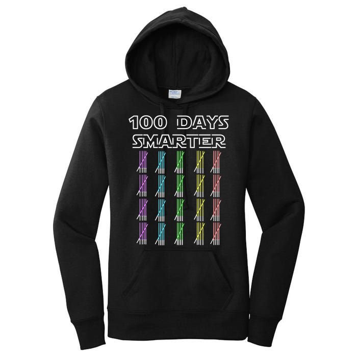 100 Days Smarter 100th Day Of School Women's Pullover Hoodie