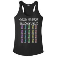 100 Days Smarter 100th Day Of School Ladies PosiCharge Competitor Racerback Tank