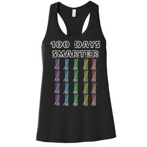 100 Days Smarter 100th Day Of School Women's Racerback Tank