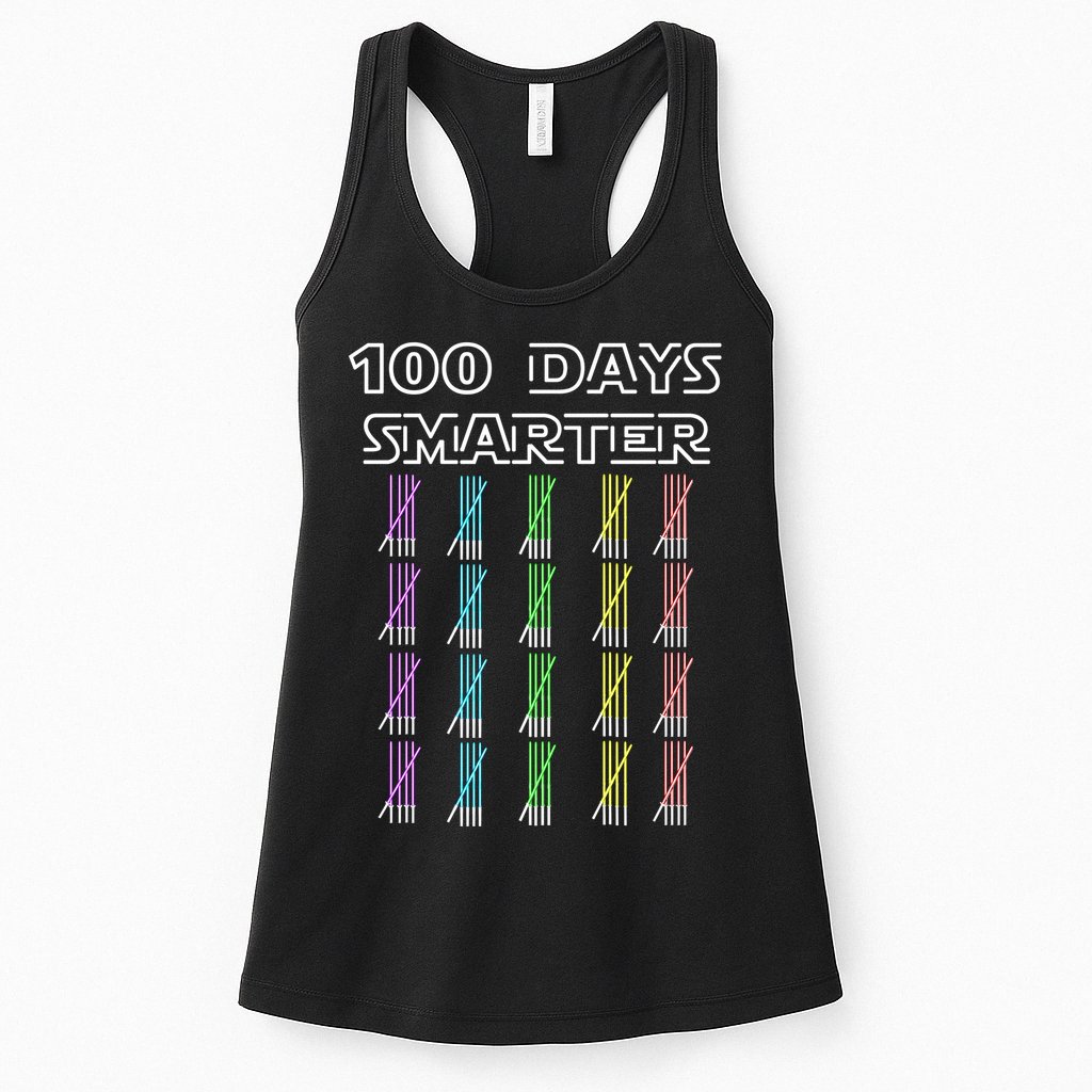 100 Days Smarter 100th Day Of School Womens Tank Top