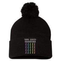 100 Days Smarter 100th Day Of School Pom Pom 12in Knit Beanie
