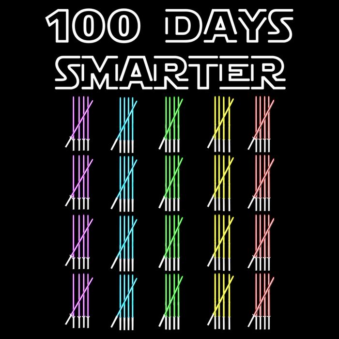 100 Days Smarter 100th Day Of School Pom Pom 12in Knit Beanie