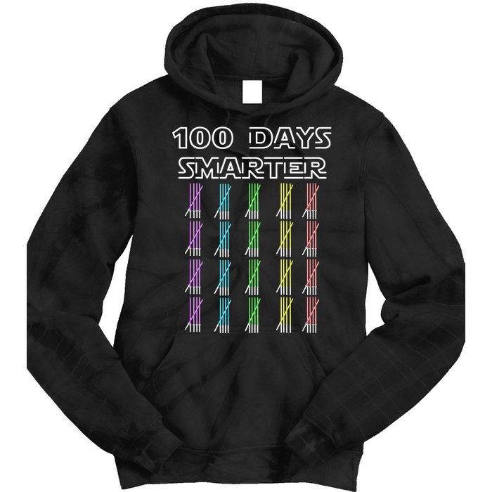 100 Days Smarter 100th Day Of School Tie Dye Hoodie