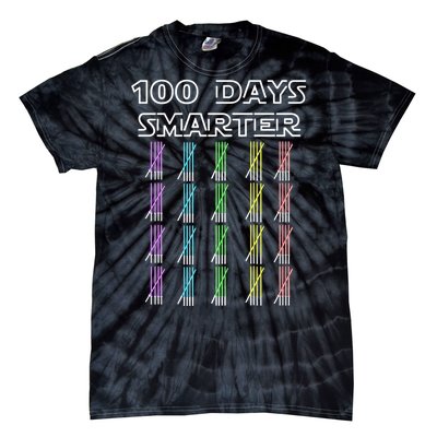 100 Days Smarter 100th Day Of School Tie-Dye T-Shirt