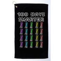 100 Days Smarter 100th Day Of School Golf Towel