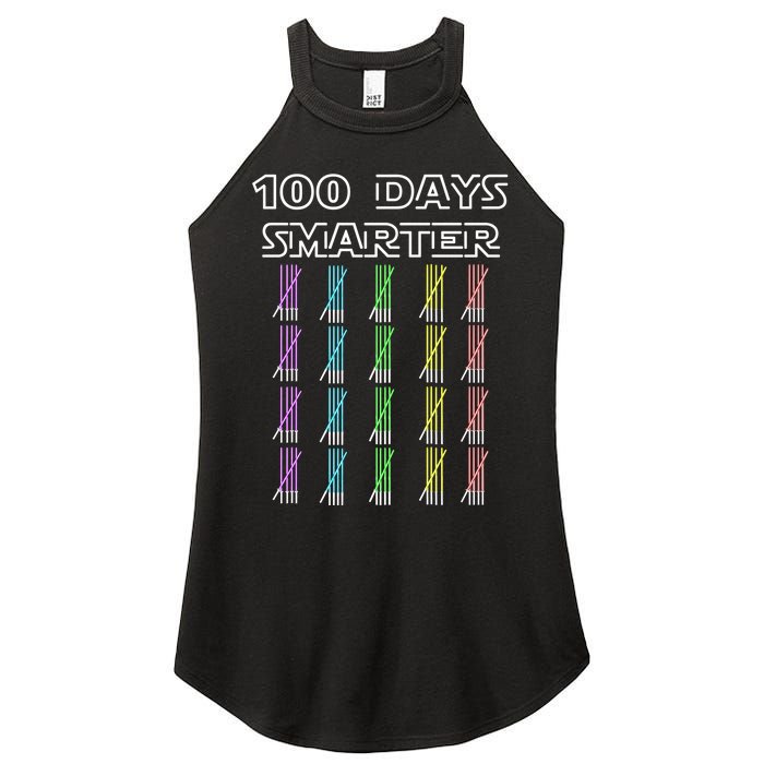 100 Days Smarter 100th Day Of School Women's Perfect Tri Rocker Tank