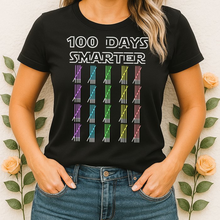 100 Days Smarter 100th Day Of School Womens T-Shirt