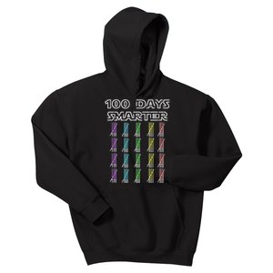 100 Days Smarter 100th Day Of School Kids Hoodie