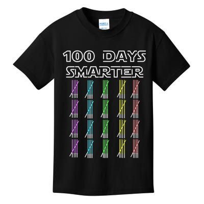 100 Days Smarter 100th Day Of School Kids T-Shirt