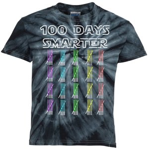 100 Days Smarter 100th Day Of School Kids Tie-Dye T-Shirt