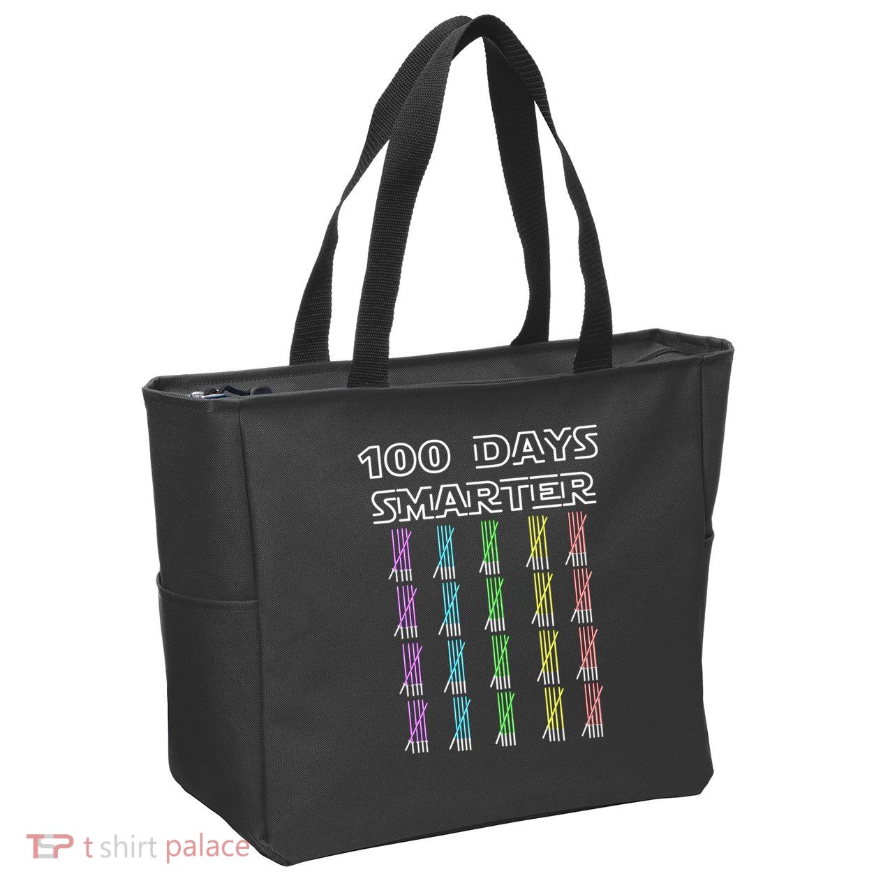 100 Days Smarter 100th Day Of School Zip Tote Bag