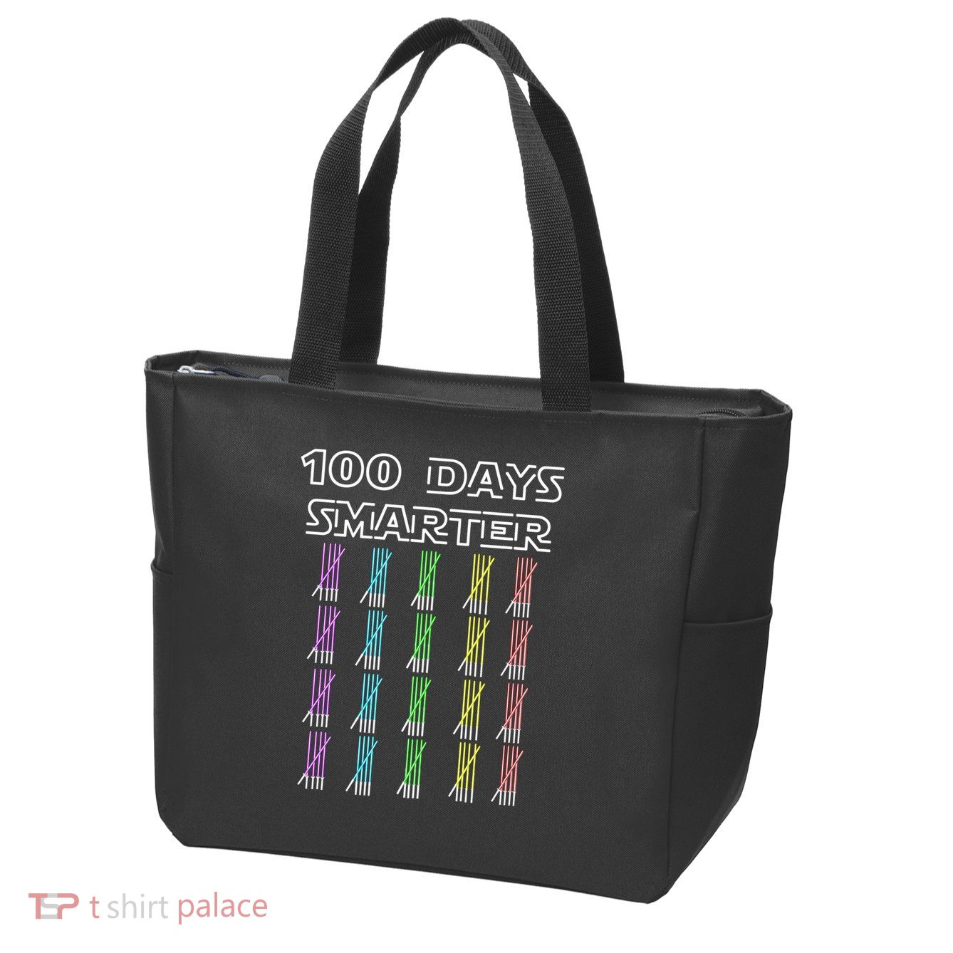 100 Days Smarter 100th Day Of School Zip Tote Bag
