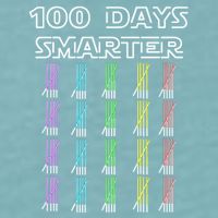 100 Days Smarter 100th Day Of School Sueded Cloud Jersey T-Shirt