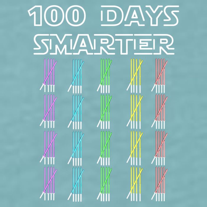 100 Days Smarter 100th Day Of School Sueded Cloud Jersey T-Shirt