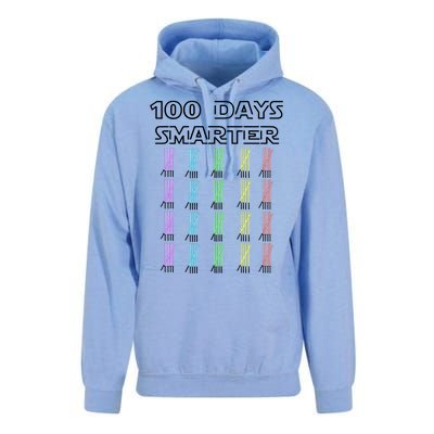 100 Days Smarter 100th Day Of School Unisex Surf Hoodie