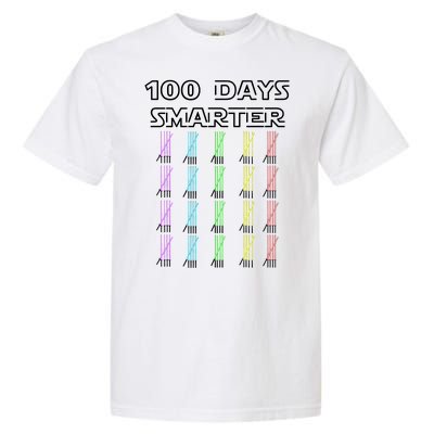 100 Days Smarter 100th Day Of School Garment-Dyed Heavyweight T-Shirt