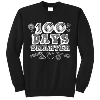 100 Days Smarter Funny 100 Days Of School Sweatshirt