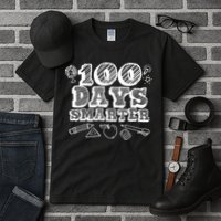 100 Days Smarter Funny 100 Days Of School Tall T-Shirt