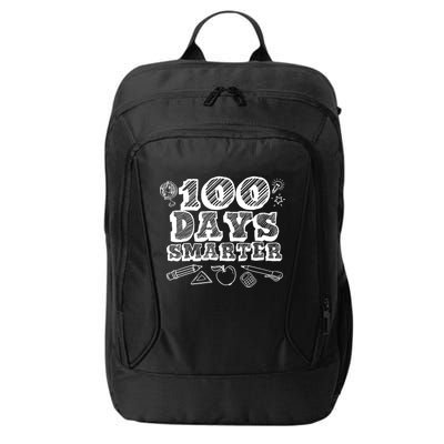 100 Days Smarter Funny 100 Days Of School City Backpack