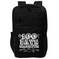 100 Days Smarter Funny 100 Days Of School Impact Tech Backpack