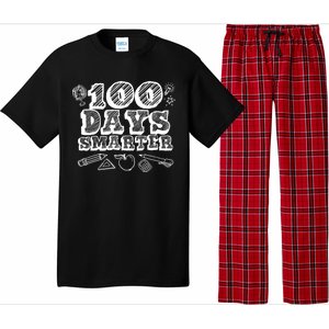 100 Days Smarter Funny 100 Days Of School Pajama Set