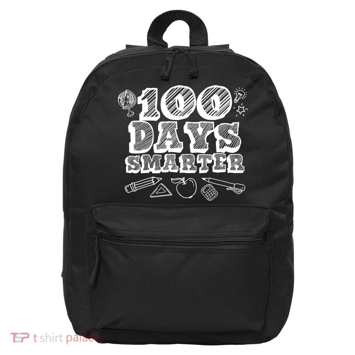 100 Days Smarter Funny 100 Days Of School 16 in Basic Backpack