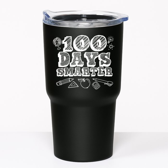 100 Days Smarter Funny 100 Days Of School Tumbler