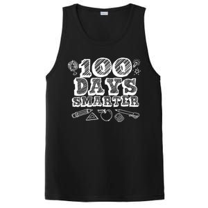 100 Days Smarter Funny 100 Days Of School PosiCharge Competitor Tank