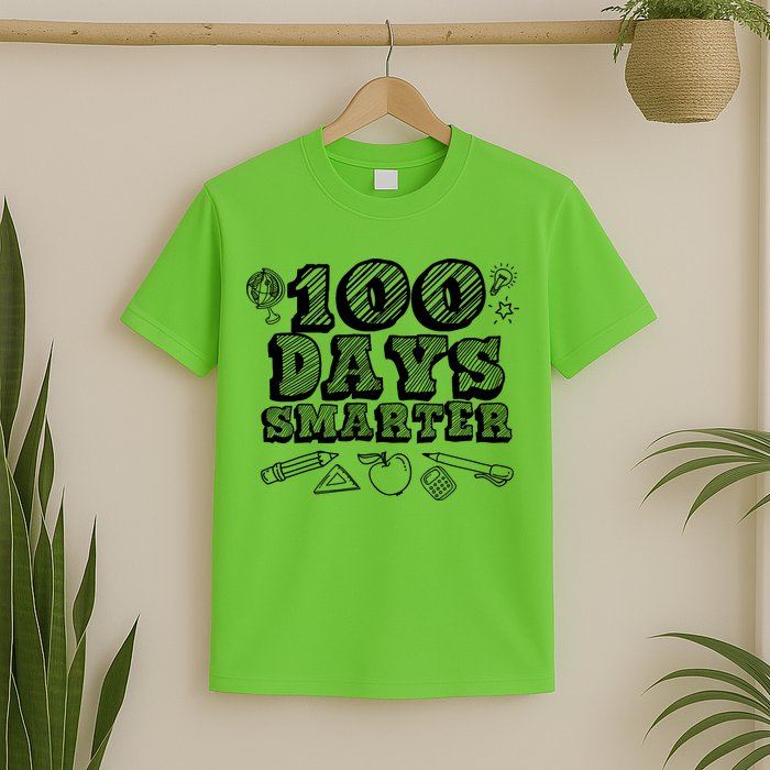 100 Days Smarter Funny 100 Days Of School T-Shirt