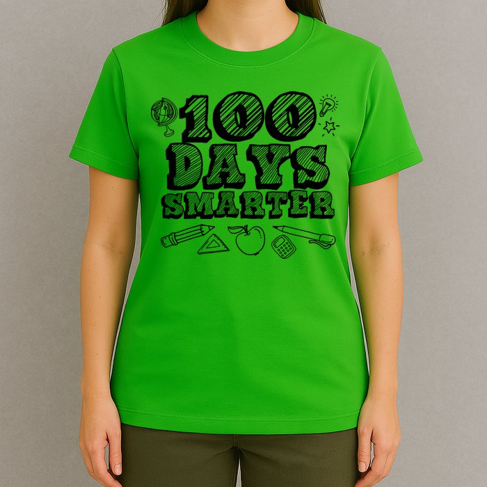 100 Days Smarter Funny 100 Days Of School T-Shirt