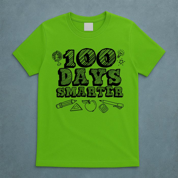 100 Days Smarter Funny 100 Days Of School T-Shirt