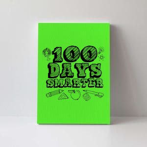 100 Days Smarter Funny 100 Days Of School Canvas