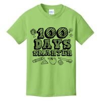 100 Days Smarter Funny 100 Days Of School Kids T-Shirt