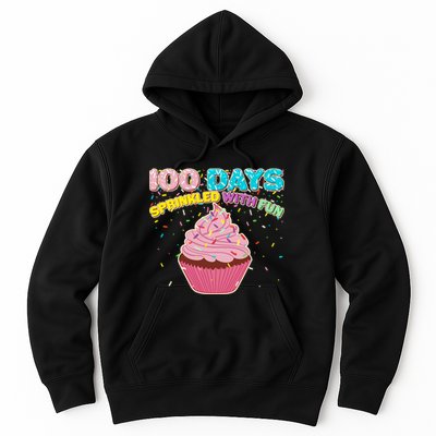 100 Days Sprinkled With Fun Cupcake  Hoodie